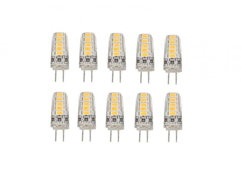 Set 10 X Becuri LED,Elit's G4, Lumina Calda, 3000K, 3W