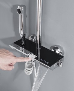 Coloana Dus ,Cromat,Afisaj Lcd Temperatura Apa ,Elit's