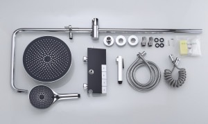 Coloana Dus ,Cromat,Afisaj Lcd Temperatura Apa ,Elit's