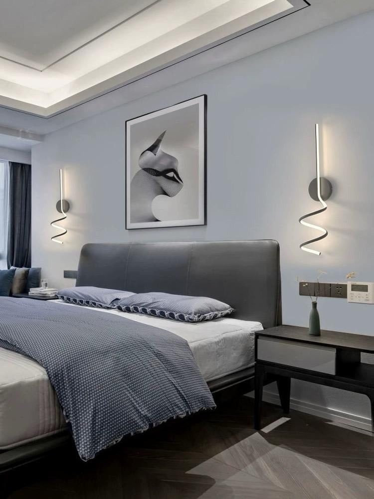 Aplica LED , 3 Tipuri De Lumina, 44W, Negru Elit's