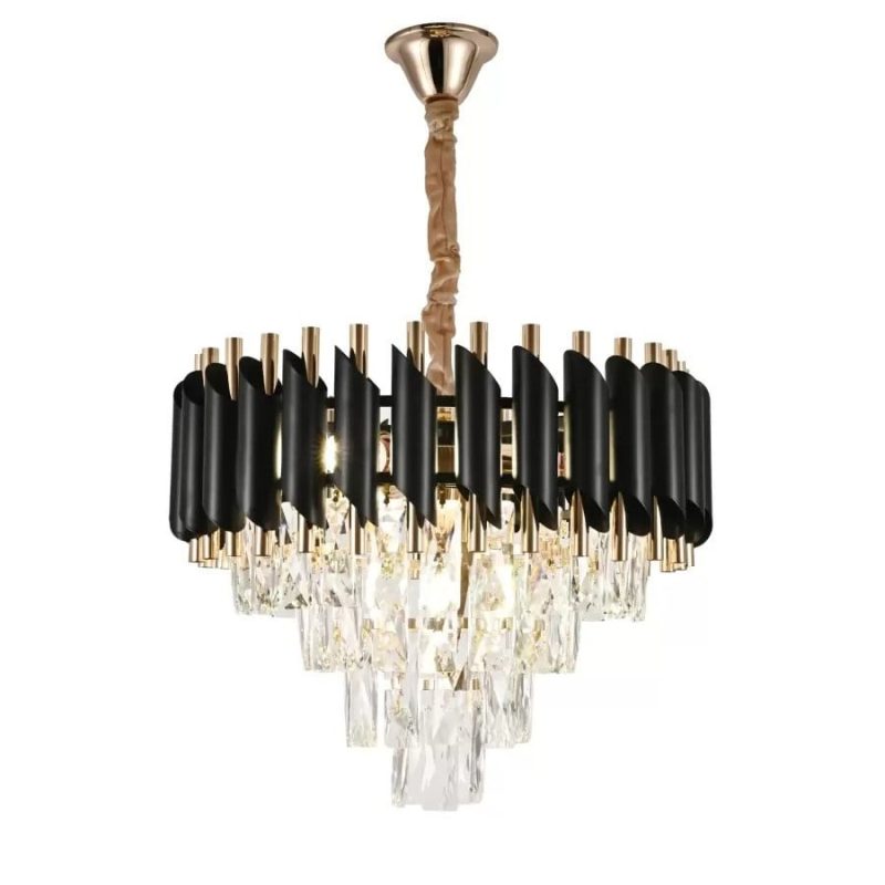 candelabru-cristal-raven-30cm-ne (1) Candelabru de cristal Elit's Raven 30cm - Negru cu auriu