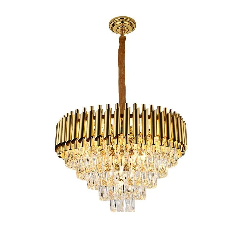 Candelabru de cristal Elit's Raven 50cm Gold