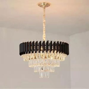 candelabru-cristal-raven-40cm-ne (1) Candelabru de cristal Elit's Raven 40cm - Negru cu Auriu