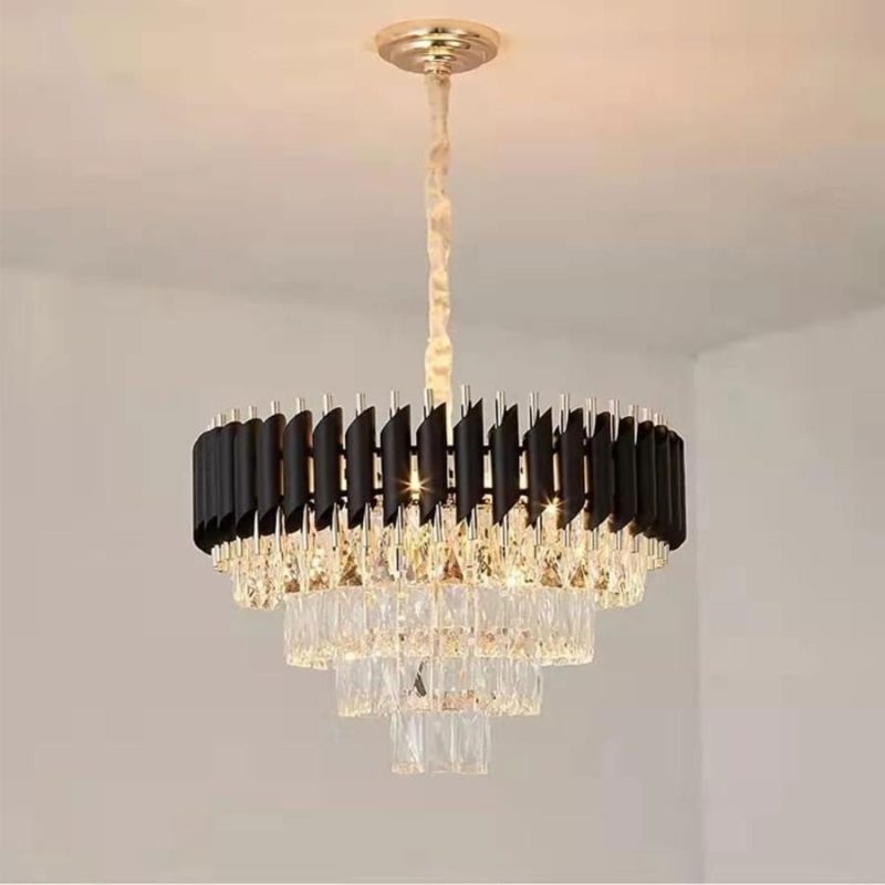 candelabru-cristal-raven-40cm-ne (1) Candelabru de cristal Elit's Raven 40cm - Negru cu Auriu