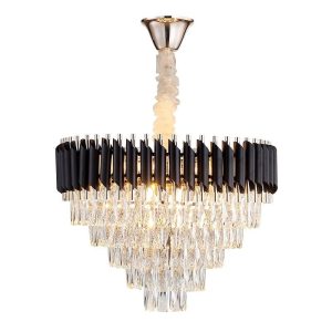 candelabru-cristal-raven-50cm-ne (3) Candelabru de cristal Elit's Raven 60cm negru cu auriu - eleganță și rafinament în decorul tău
