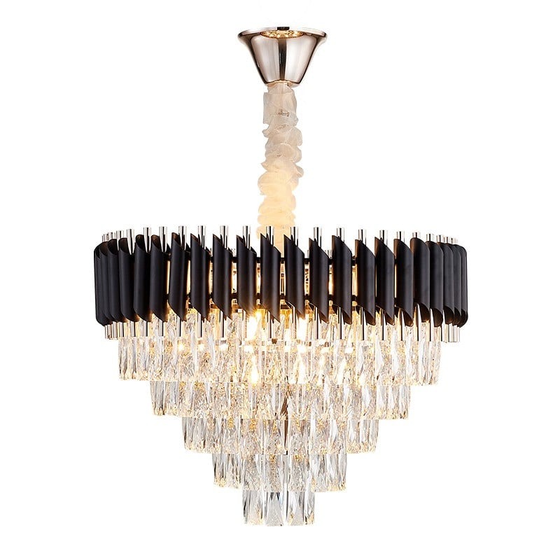 candelabru-cristal-raven-50cm-ne (3) Candelabru de cristal Elit's Raven 60cm negru cu auriu - eleganță și rafinament în decorul tău