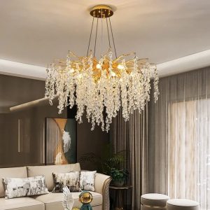candelabru-led-cristal-elit-s-ev (3) Candelabru LED Cristal Elit's Evea Gold, 8xE14, 60 cm