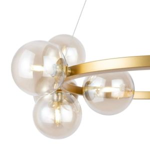 Lustra Gold, Transparent 60cm Elit's