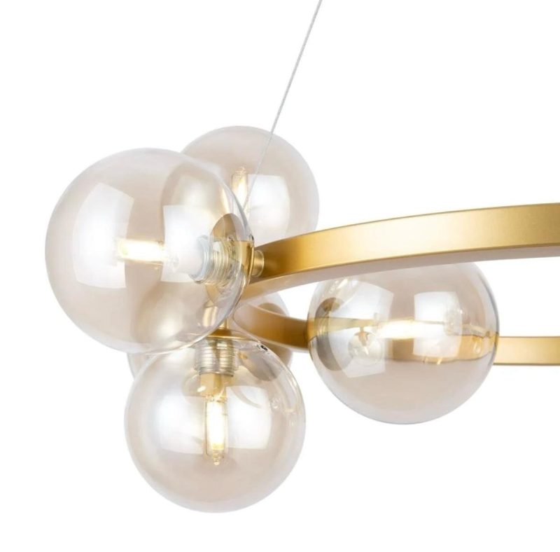 Lustra Gold, Transparent 60cm Elit's