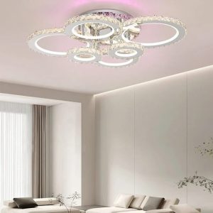lustra-led-cu-telecomanda-crista (16) Lustra LED cu telecomanda,Elit's cristal, 6 cercuri, cromat, 120W, RGB