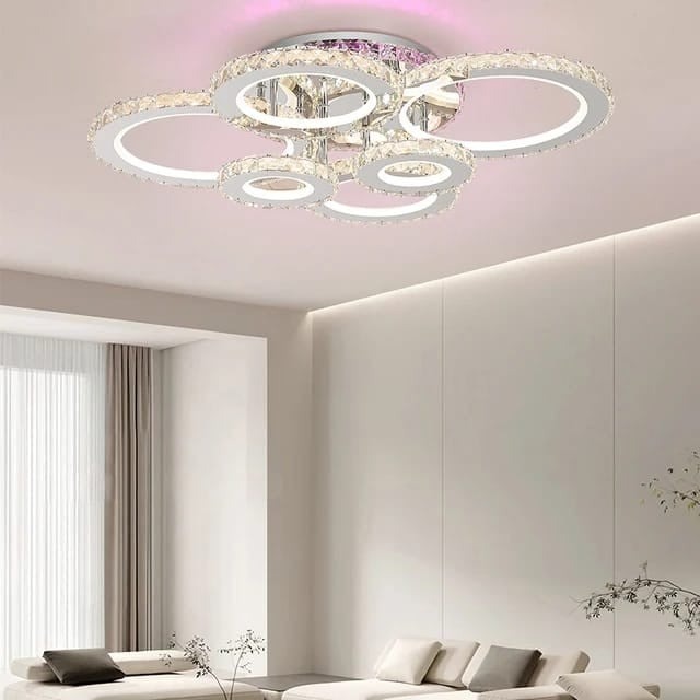 lustra-led-cu-telecomanda-crista (16) Lustra LED cu telecomanda,Elit's cristal, 6 cercuri, cromat, 120W, RGB