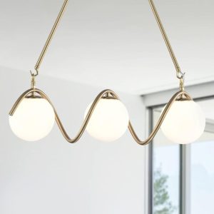 Lustra led Premium Gold,3 Globuri, 50 cm Elit's