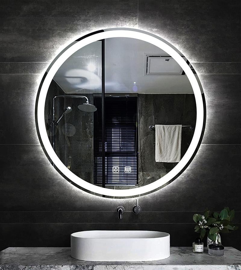 Oglindă Baie LED Premium cu Senzor Touch,Elit's Lumina Rece/Calda/Neutra, 70cm