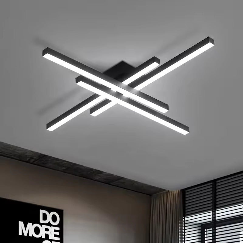 Lustra LED Holly One Cu Telecomanda, 3 Tipuri De Lumina, Intensitate Reglabila,Elit's 66W, Black