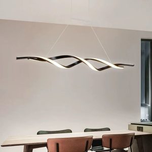 Lustra suspendata cu telecomanda 60w, Black Elit's