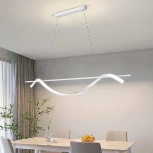 Lustra suspendata cu telecomanda 30w, White Elit's