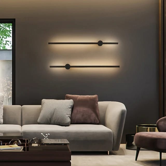 Aplica LED 100cm, Negru, 36W Elit's
