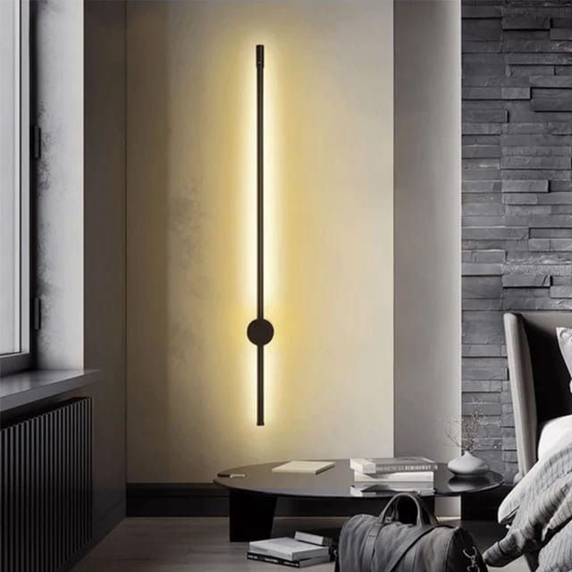 Aplica LED 100cm, Negru, 36W Elit's