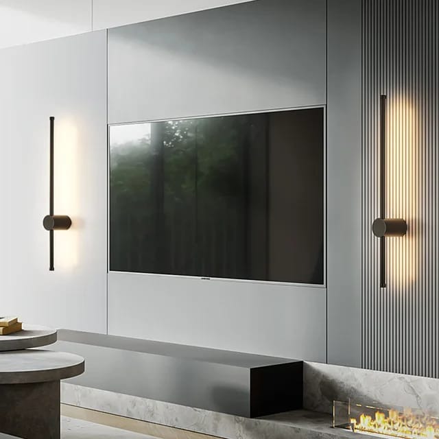 Aplica LED 100cm, Negru, 36W Elit's