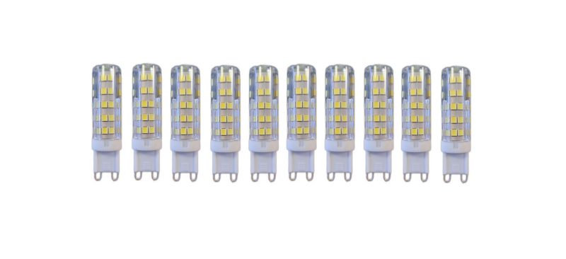 Set 10 X Becuri LED, G9, 7W Elit's
