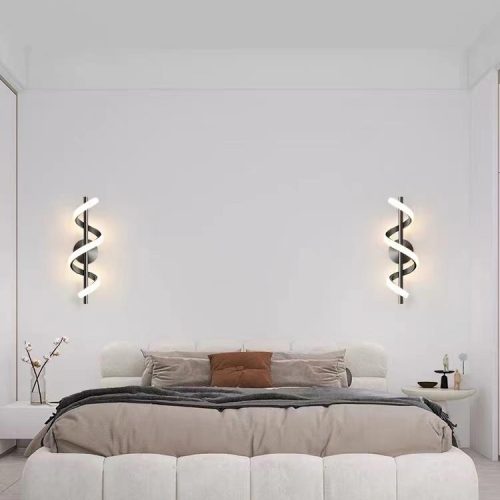 Aplica Elissa, trei tipuri de lumina, 40cm, Black Elit's