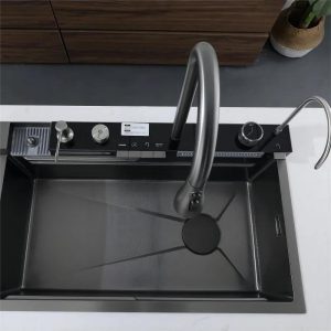 Chiuveta Bucatarie Profesionala Multifunctionala LED, Inox Elit's
