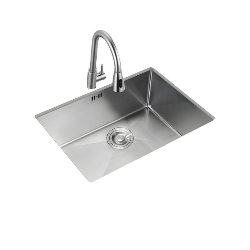 Chiuveta Bucatarie Profesionala , Incorporata in blat, INOX SATIN, 50X45 CM Elit's