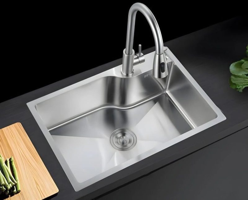 chiuveta-bucatarie-profesionala (58) Chiuveta Bucatarie Profesionala , INOX SATIN, 75X45 CM Elit's