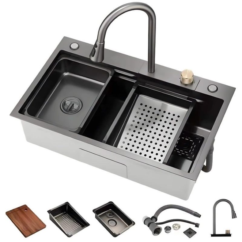 Chiuveta Bucatarie Profesionala Multifunctionala , Inox, ESNFY3018 Elit's
