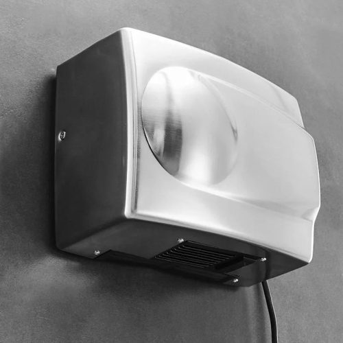 Uscător de Mâini cu Senzor,Elit's 1500W, Aer Cald/Rece, Inox Mat