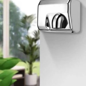Uscător de Mâini Profesional cu Senzor,Elit's Inox Satinat, Carcasă Metalică