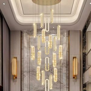 WhatsAppImage2023-11-24at2.10.37 (3) Candelabru Cristal,15 Leduri, Metal, 351W, Auriu Elit's