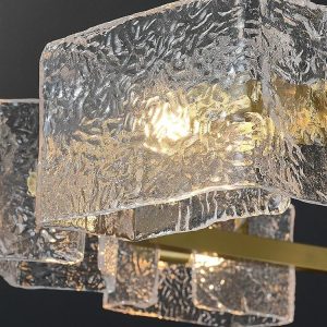 Lustra Zarra, Suspendata, 8 becuri, Auriu