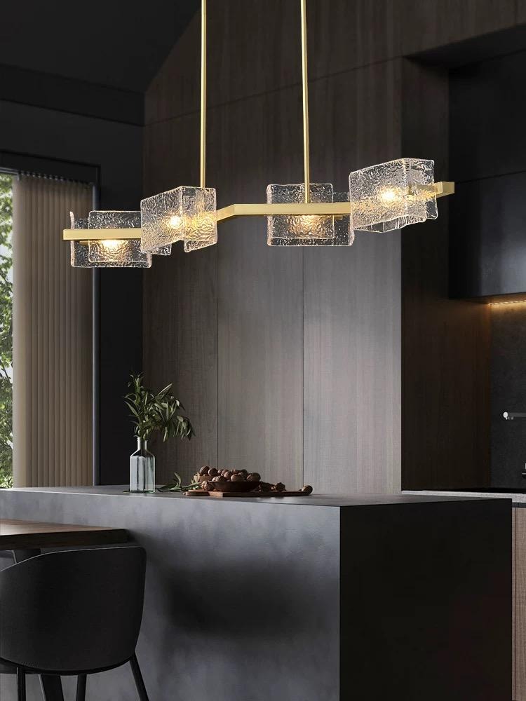 Lustra dining Zarra, Suspendata, 4 becuri, Auriu Elit's