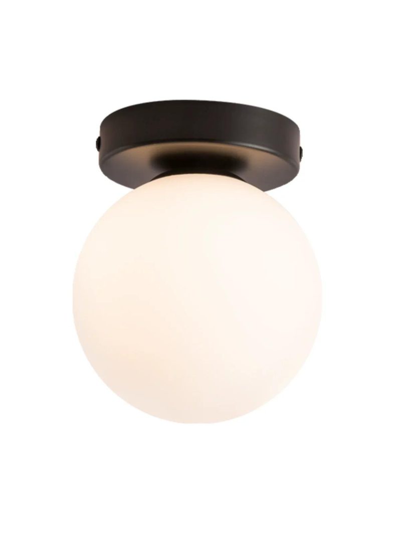 Lustra Cu Glob Mat alb E27 Elit's