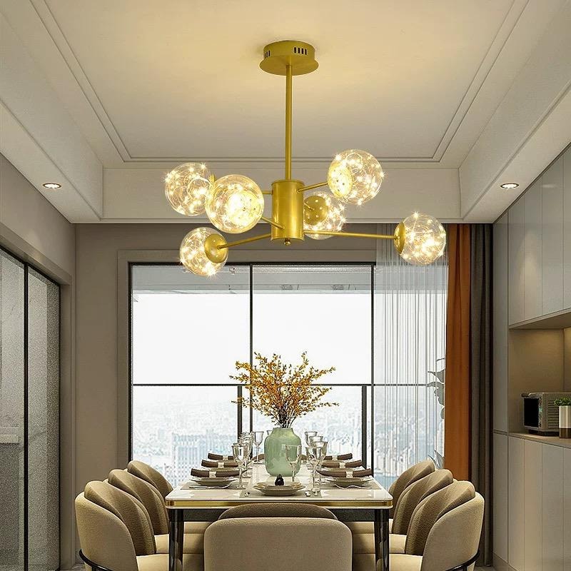 Lustra Mora Cu LED, 6 Globuri, 40 w Elit's