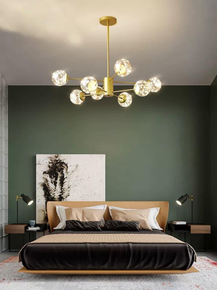 Lustra Mora Cu LED, 8 Globuri, 40 w Elit's