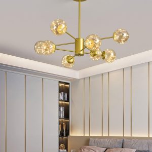 Lustra Mora Cu LED, 8 Globuri, 40 w Elit's