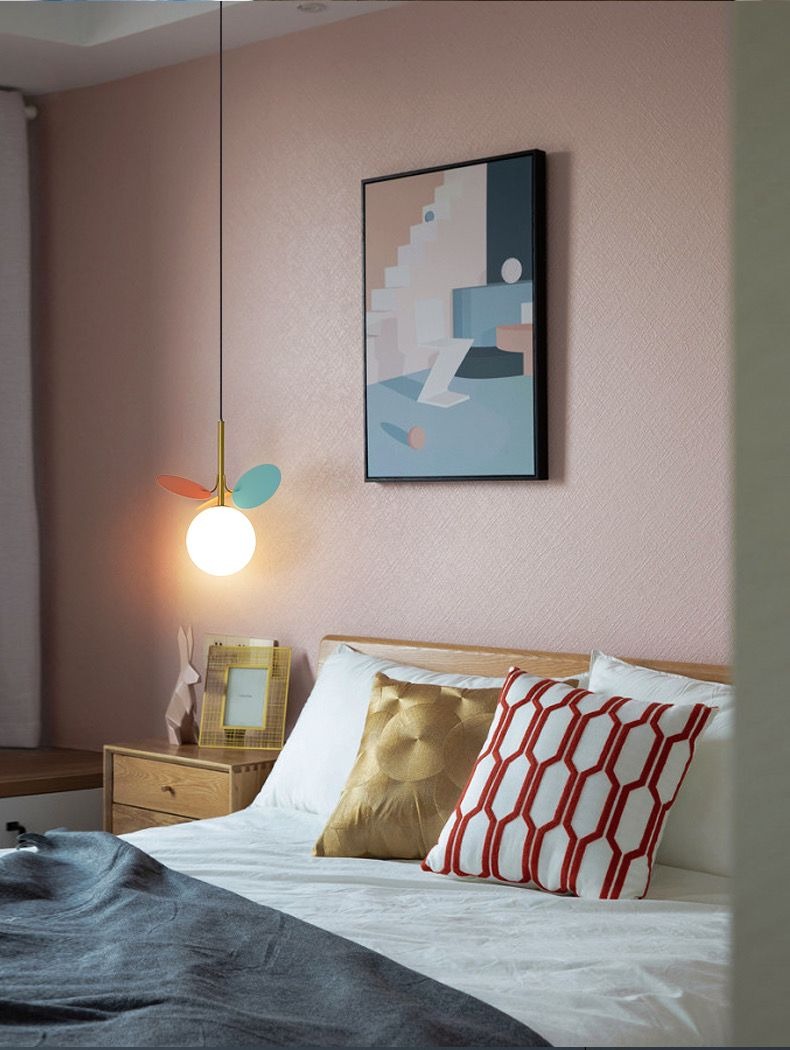 Lustra Tip Pendul Cu Petale Colorate Elit's