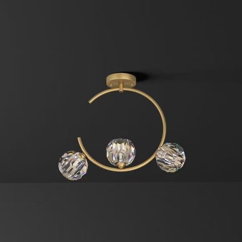 Lustra Cu Trei Globuri Decorative Elit's