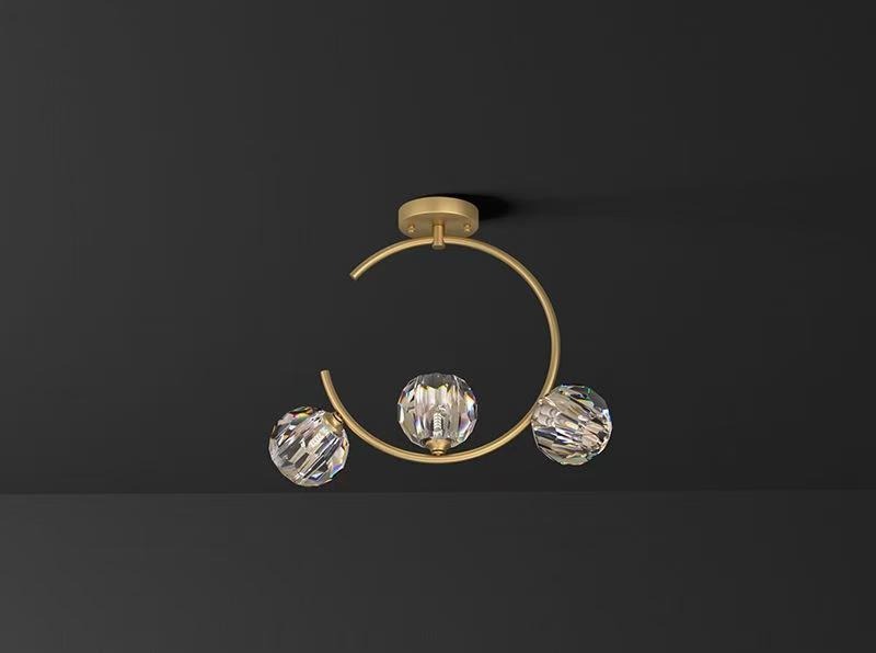 Lustra Cu Trei Globuri Decorative Elit's