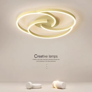 Lustra LED Cu Telecomanda, Gold Elit's