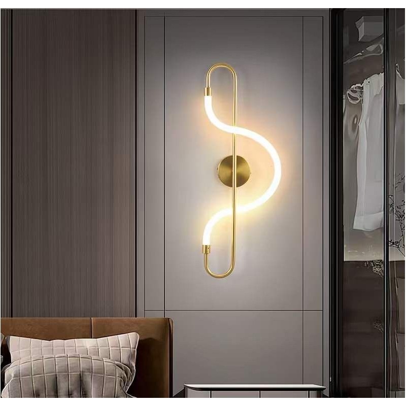 Aplica LED Neo I Gold, 20W - Auriu/Alb Elit's