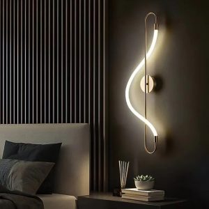 Aplica LED Neo I Gold, 20W - Auriu/Alb Elit's