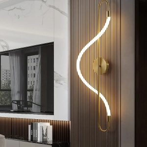 Aplica LED Neo I Gold, 20W - Auriu/Alb Elit's