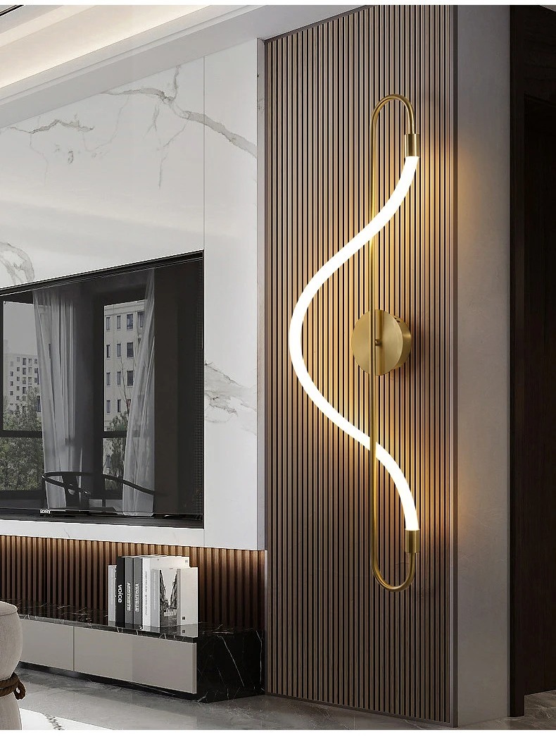 Aplica LED Neo I Gold, 20W - Auriu/Alb Elit's