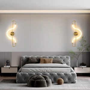 Aplica LED Neo I Gold, 20W - Auriu/Alb Elit's