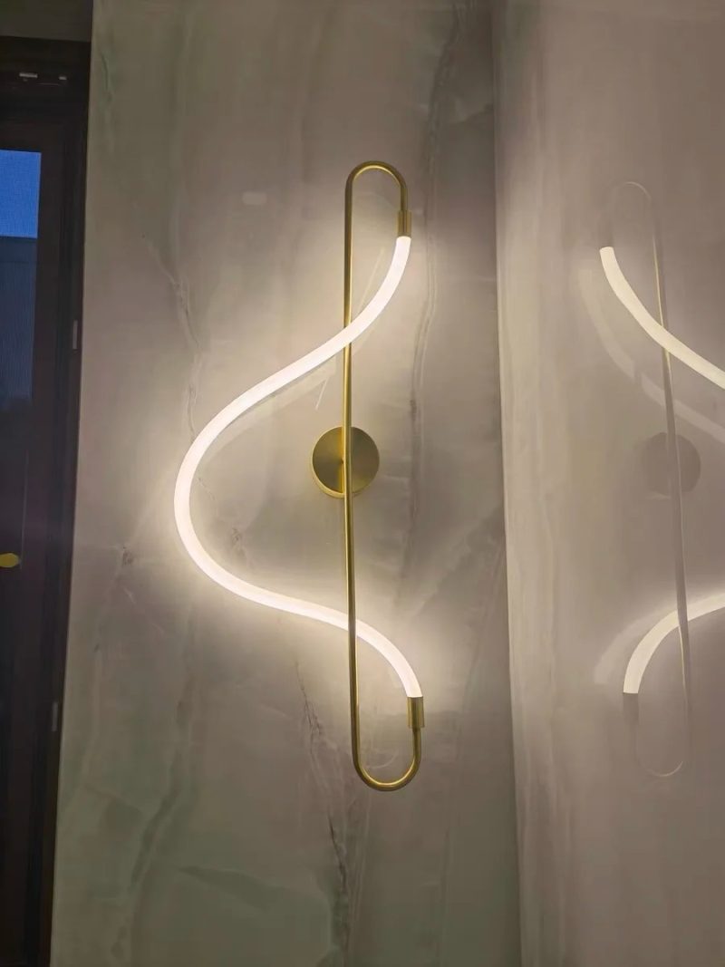 Aplica LED Neo I Gold, 20W - Auriu/Alb Elit's