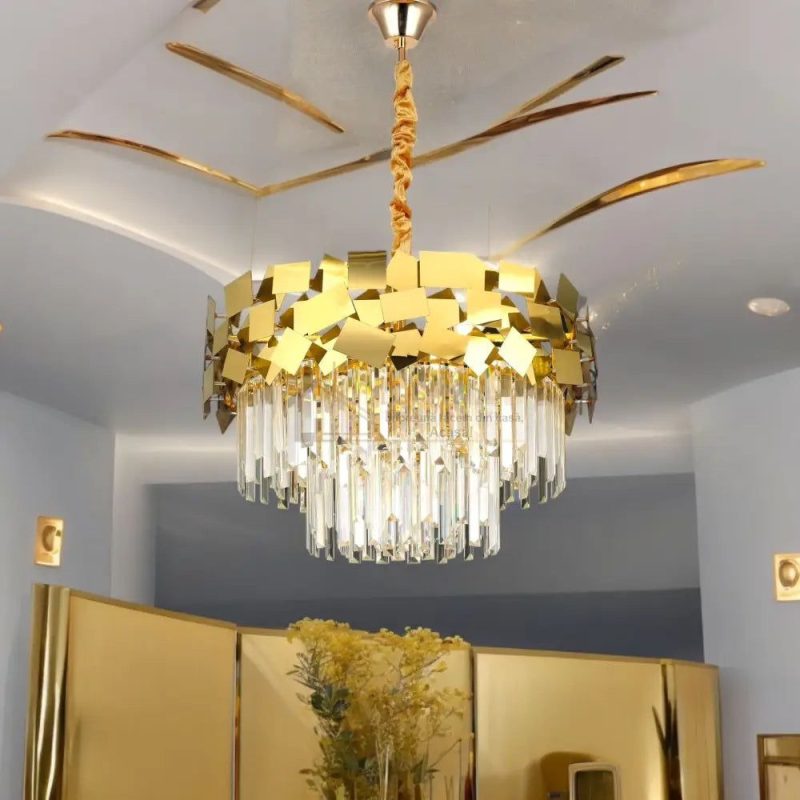 3_e6e8a41a-5041-4c3f-8f8b-649b08 Candelabru Cristal, 5 X E14, Auriu Elit's