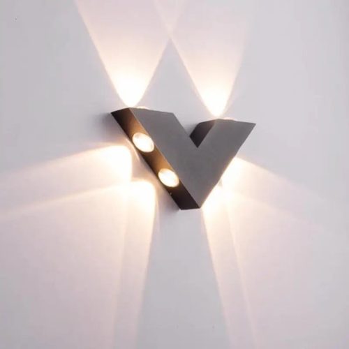 Aplica Exterior, Aluminiu, 6W, Negru Elit's